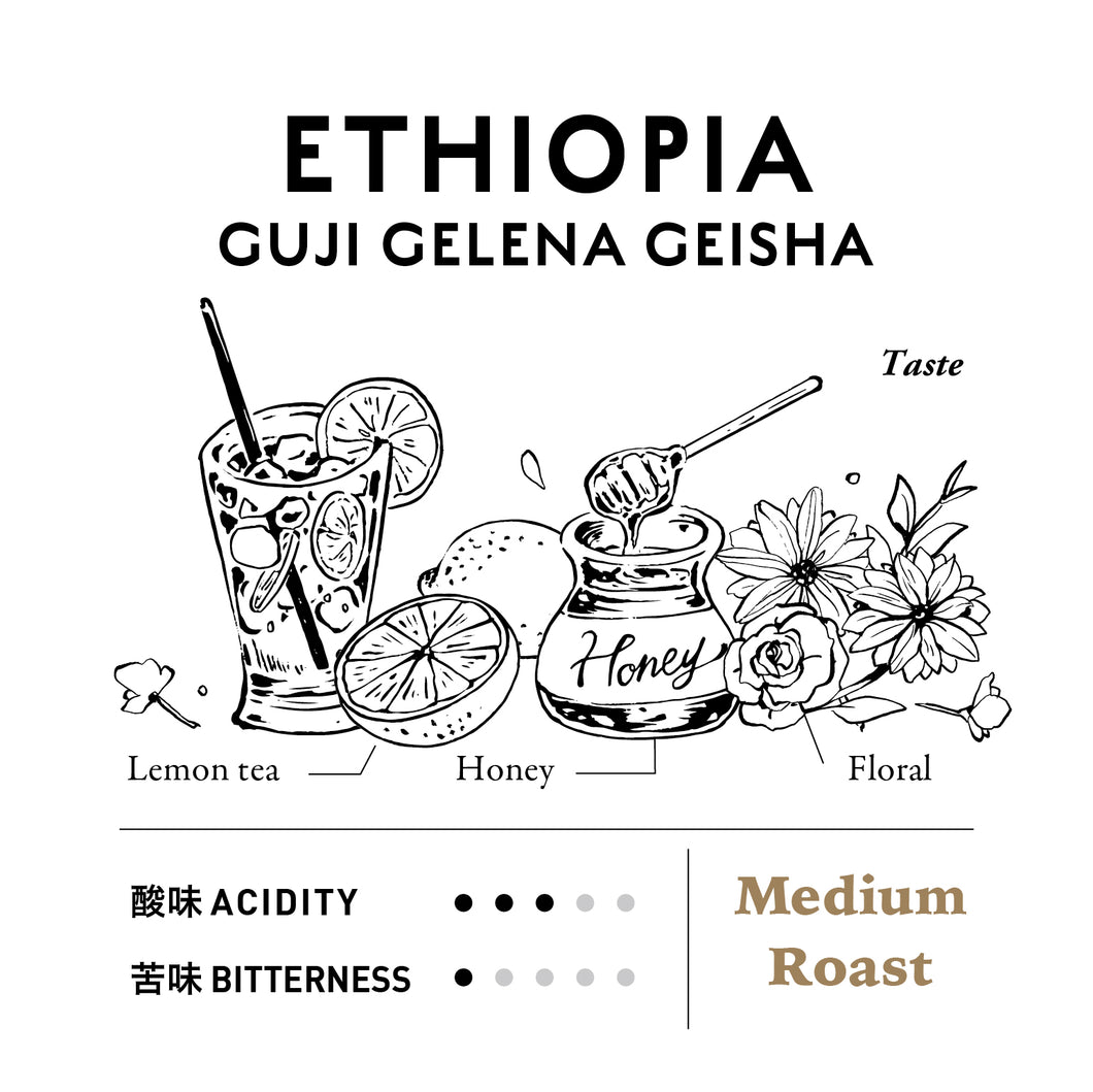 DRP SINGLE ORIGIN  ETHIOPIA GUJI GELENA GEISHA